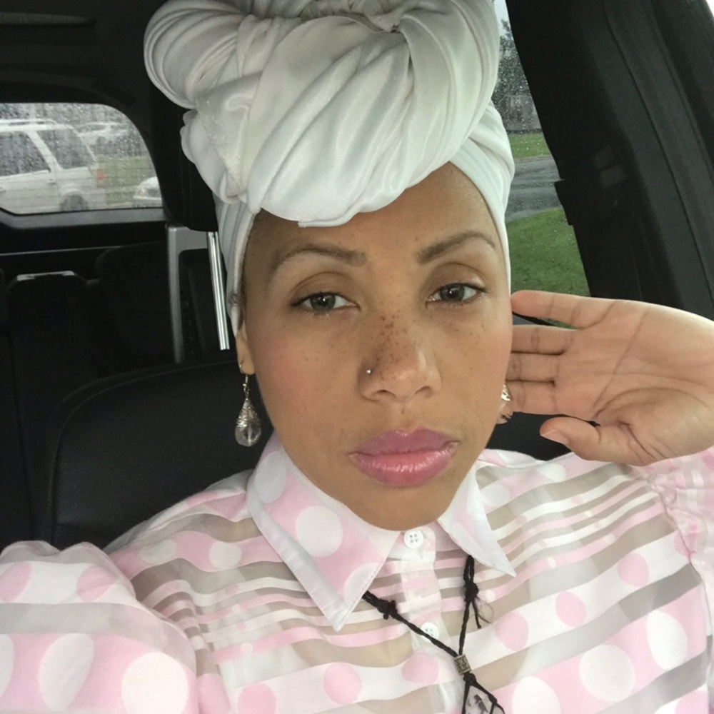 PINK POKA DOT TOP